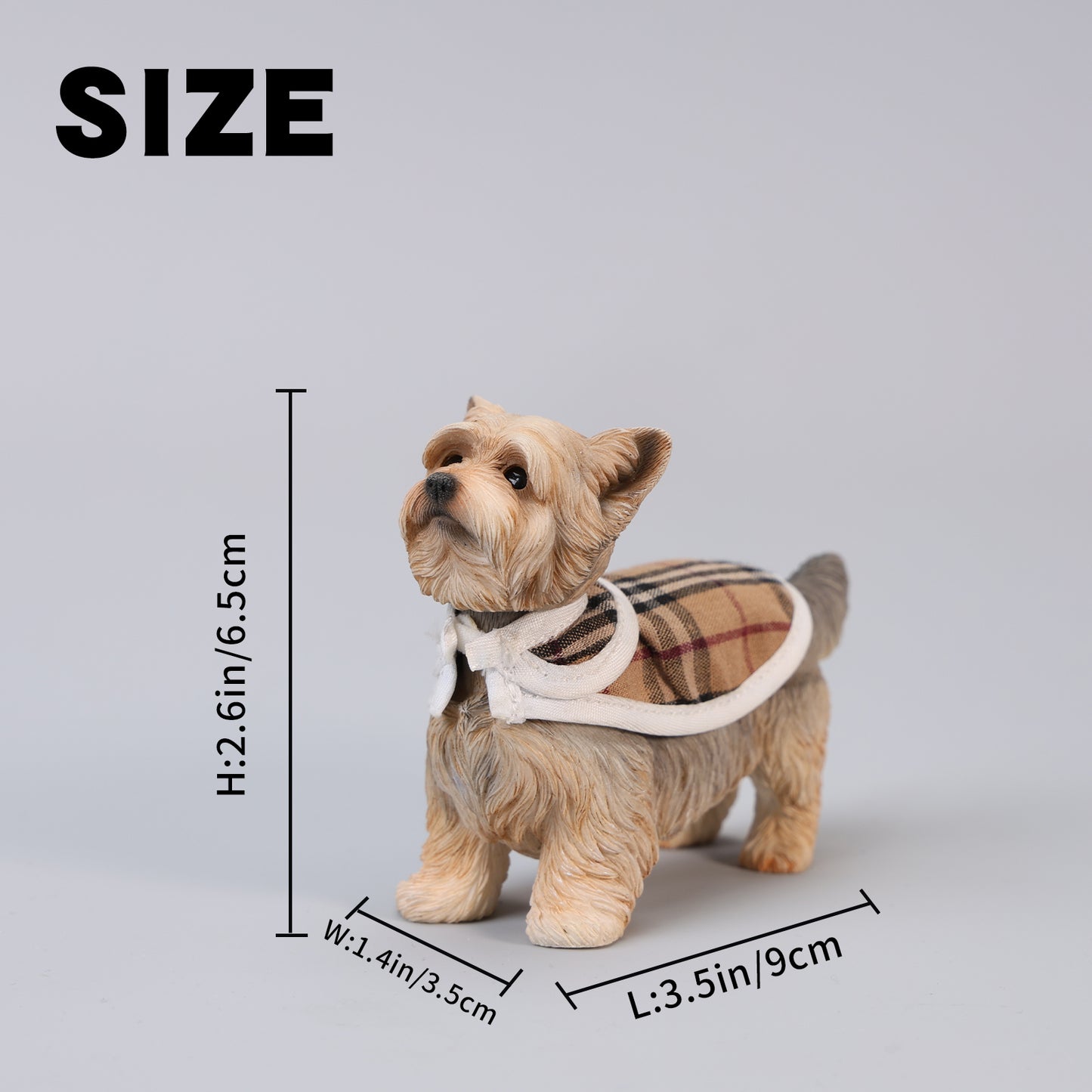 JXK229 1/6 Yorkshire Terrier FigurineProduct JXK Studio