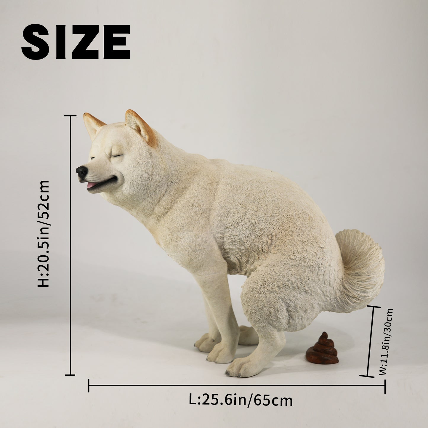 JXK220 1/1Half Squatting Shiba lnu from JXK Studio