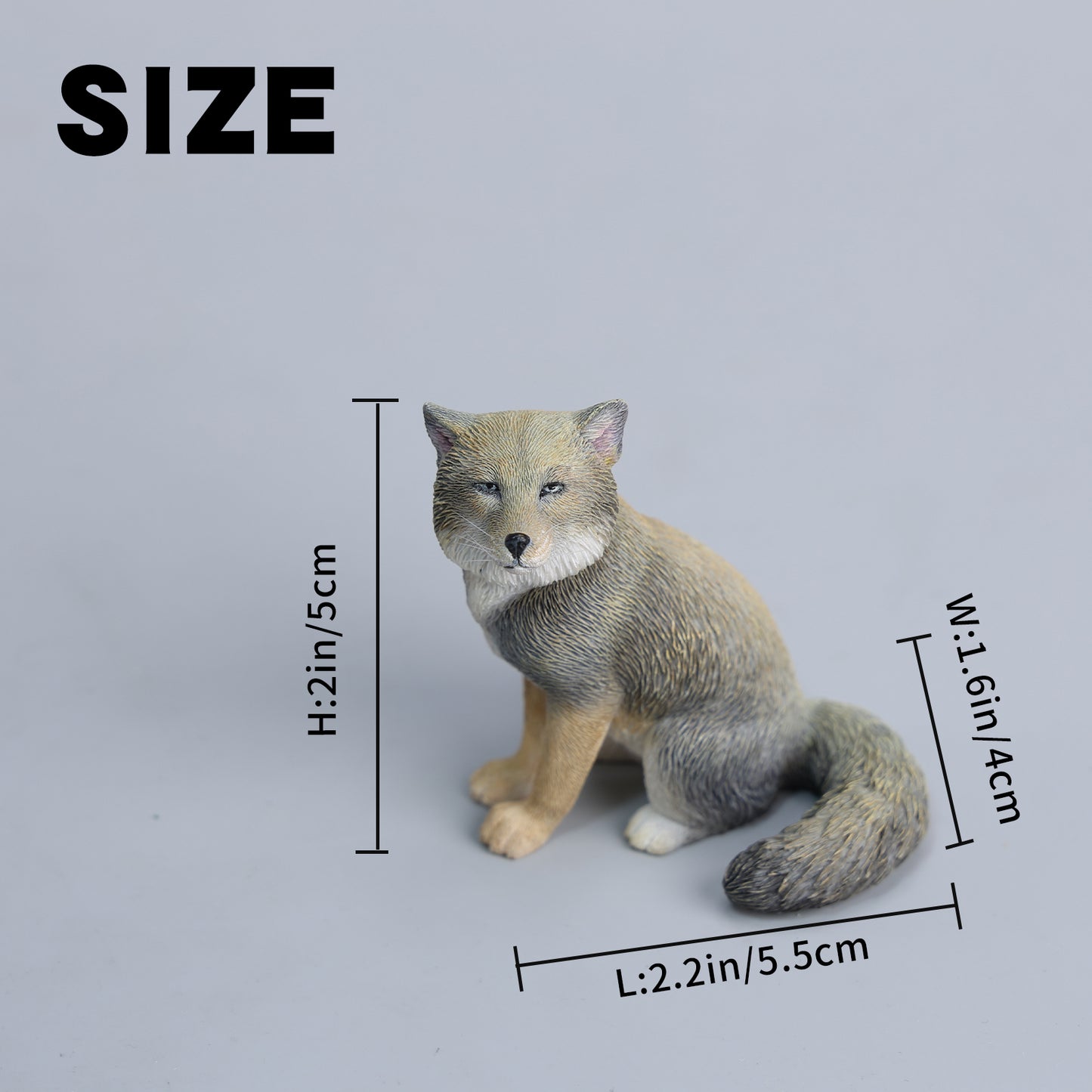 JXK245 1/12 Scale Tibetan Fox Figurine from JXK Studio