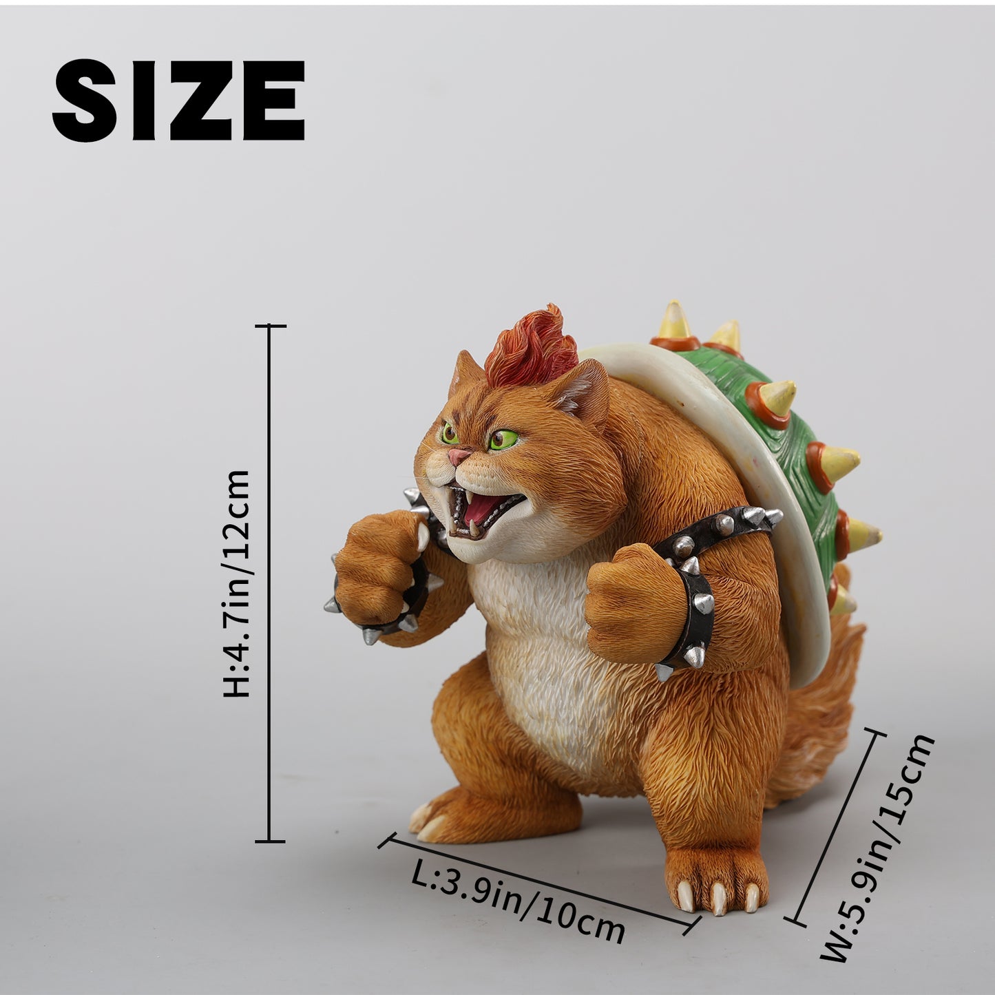 JXK257 Koopacat-Statue für die Inneneinrichtung, Katzenskulptur, Geschenk für Männer, coole Katzenfigur für Katzenliebhaber von JXK Studio