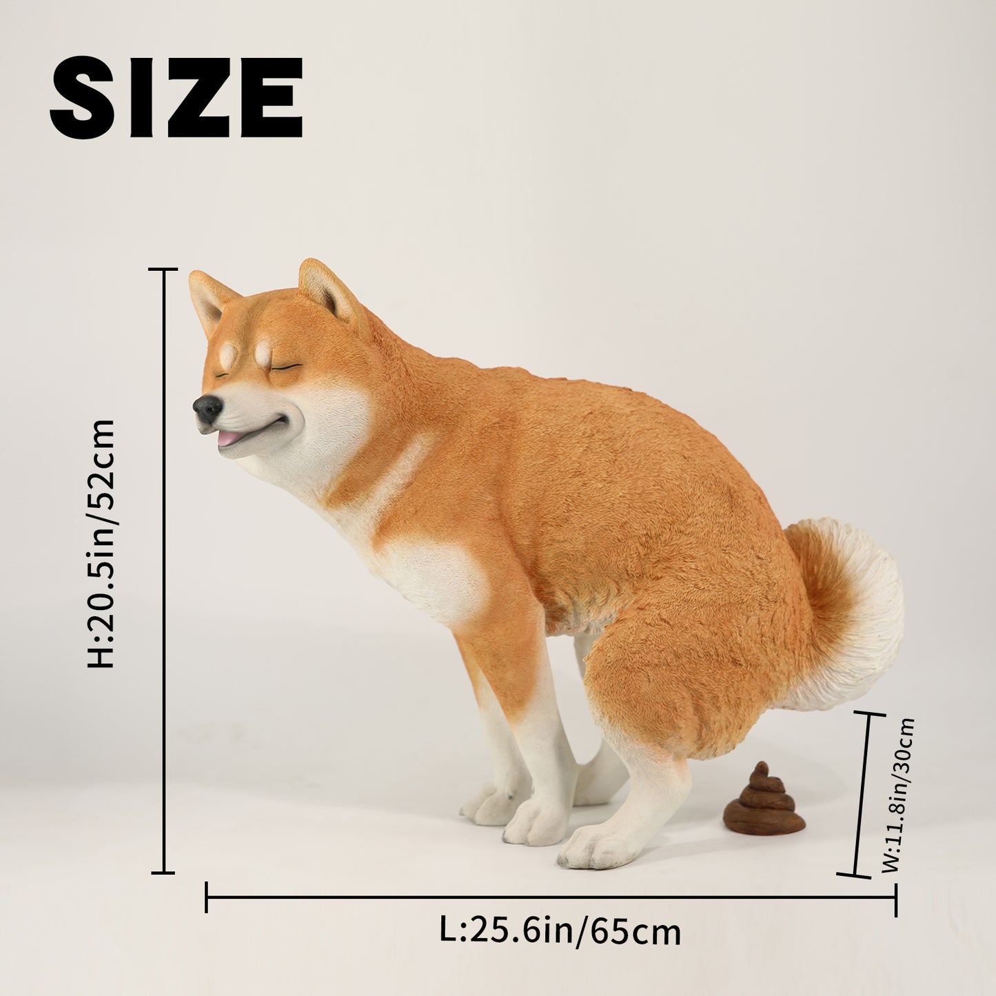 JXK220 1/1Half Squatting Shiba lnu from JXK Studio