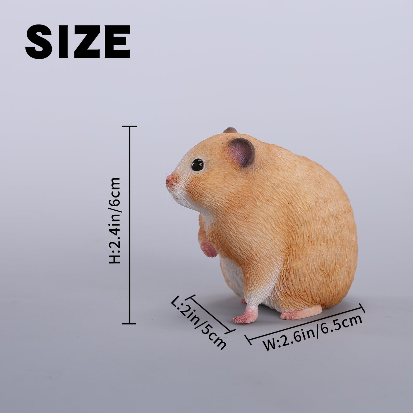 JXK240 1/1 Scale Hamster Figurine from JXK Studio