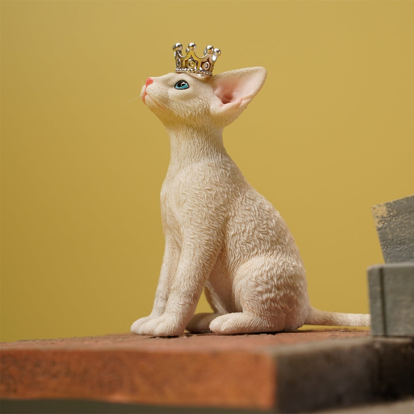 JXK123 Devon-Katze mit Krone, Geschenk für Katzenliebhaber von JXK Studio