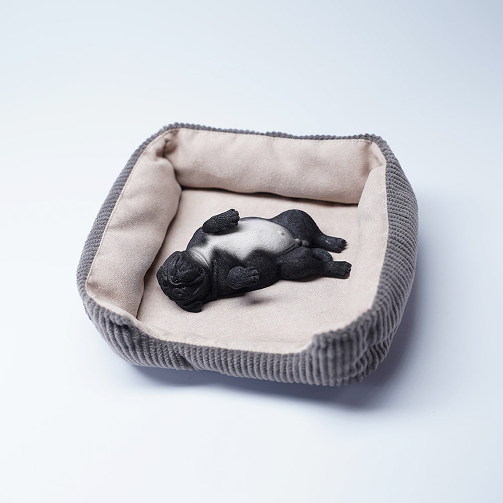 JXK085 Pug puppy sleeping on its back, Gift for Dog Lover from JXK Studio