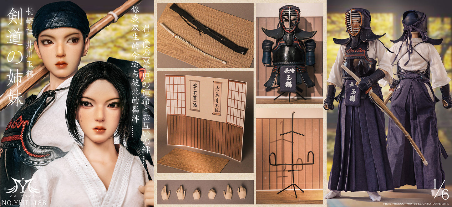 YMT118 Pre-sale Kendo Girl — Ikawa Hoshiko & Tama Tsuru from JXK Studio