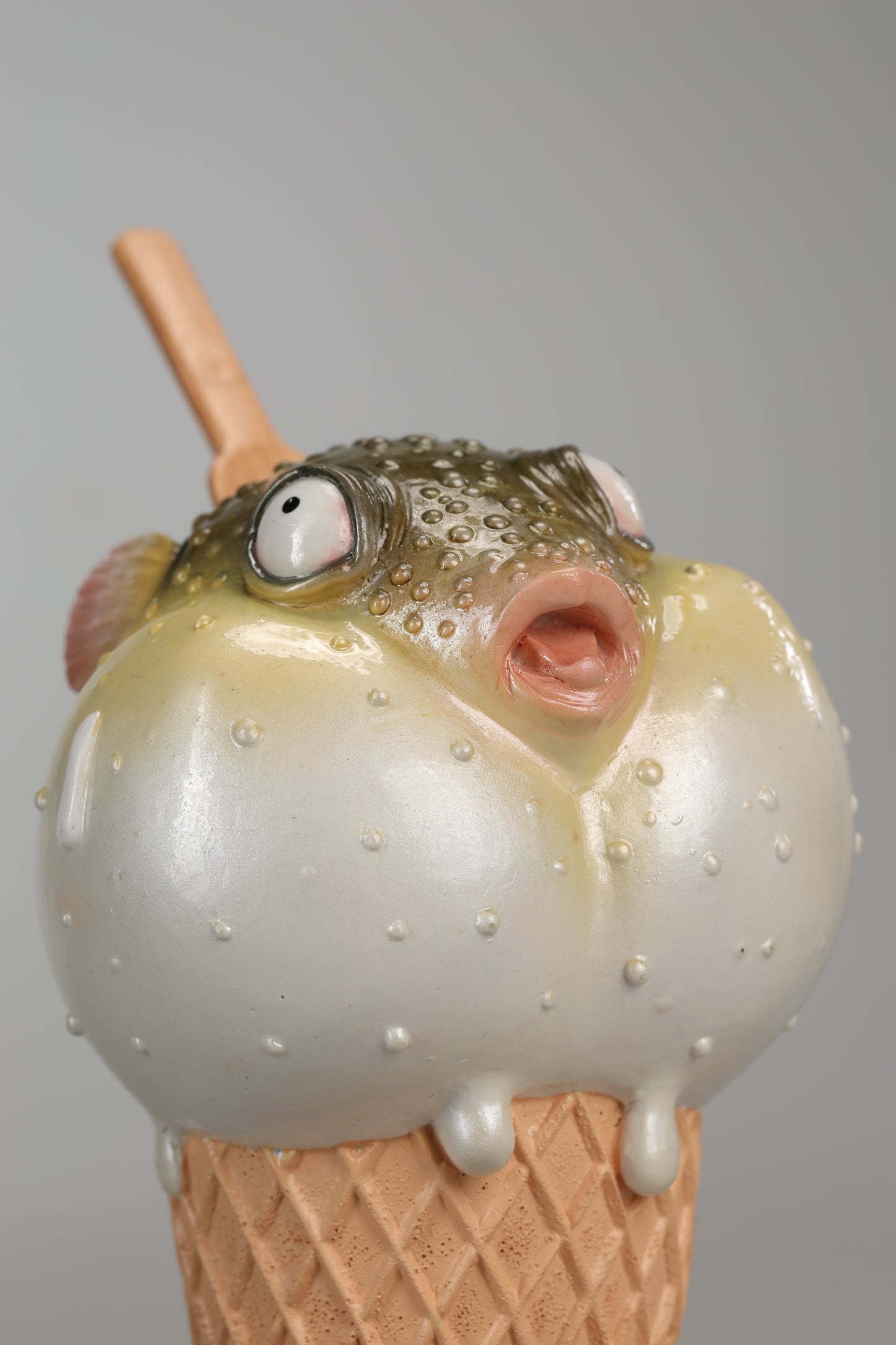 JXK266 Pre-Order Pufferfish lce Cream Figurine from JXK Studio