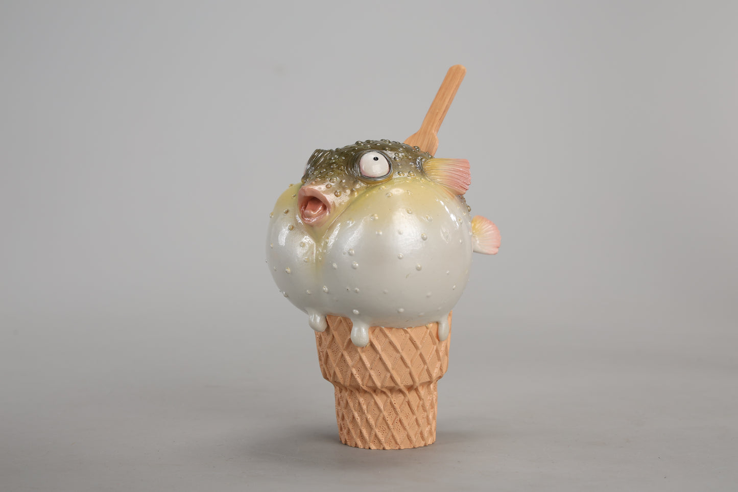 JXK266 Pre-Order Pufferfish lce Cream Figurine from JXK Studio