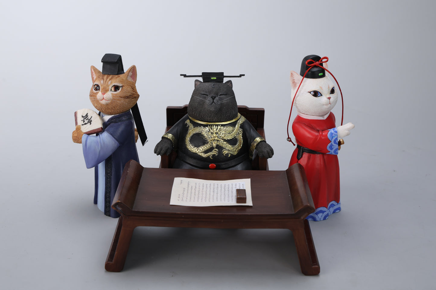 JXK267 lmperial Paws of Justice Cat Figurine from JXK Studio