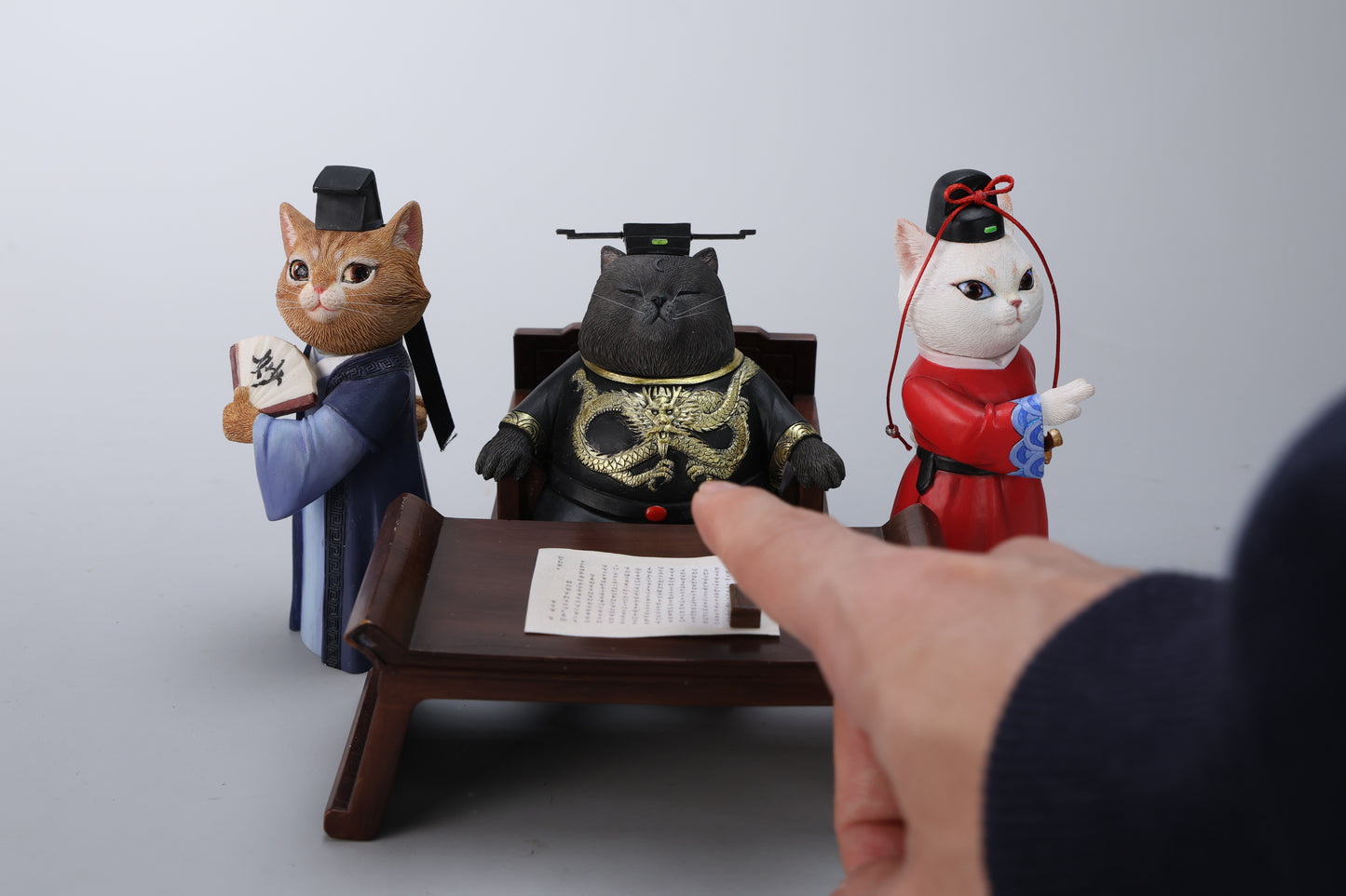 JXK267 lmperial Paws of Justice Cat Figurine from JXK Studio