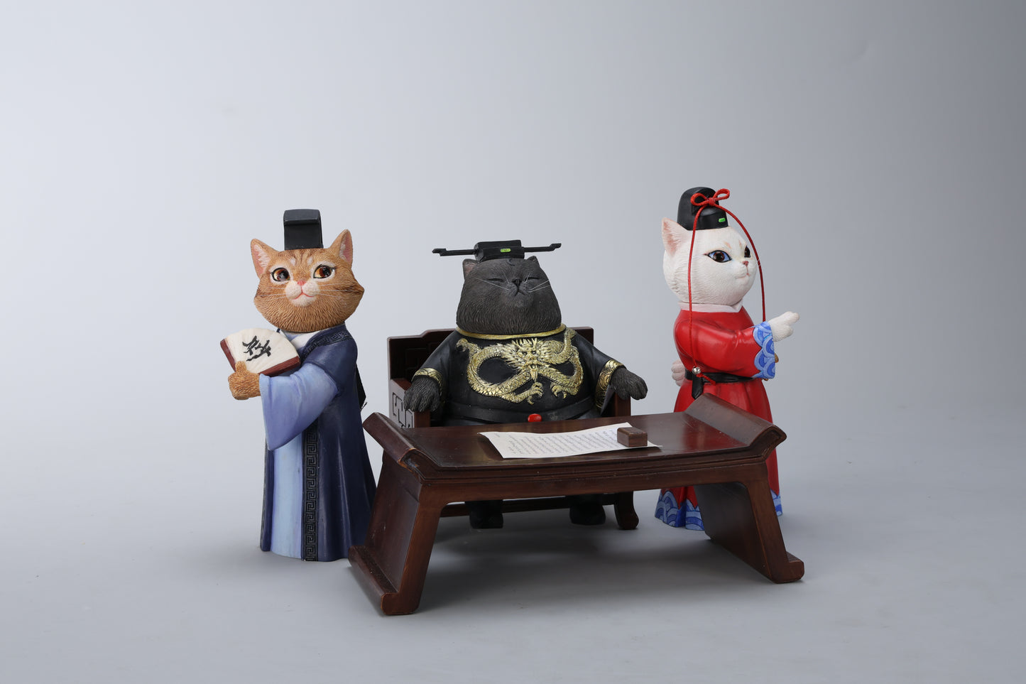 JXK267 lmperial Paws of Justice Cat Figurine from JXK Studio