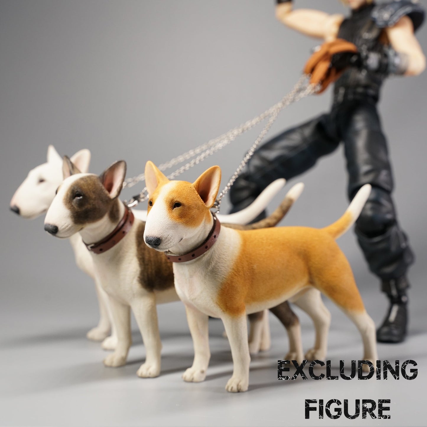 JXK067 Bull Terrier dog statue resin dog figurine for dog lovers from JXK Studio