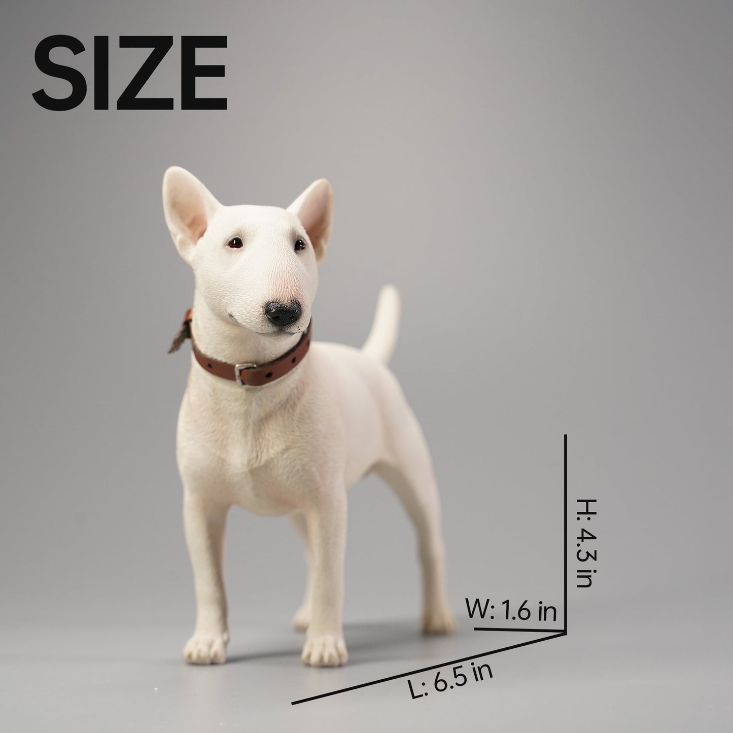 JXK067 Bull Terrier dog statue resin dog figurine for dog lovers from JXK Studio
