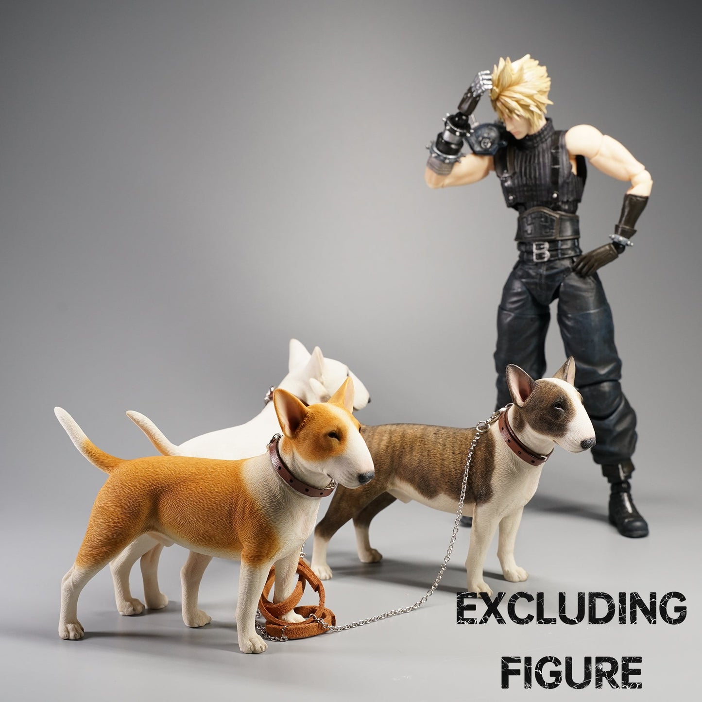 JXK067 Bull Terrier dog statue resin dog figurine for dog lovers from JXK Studio