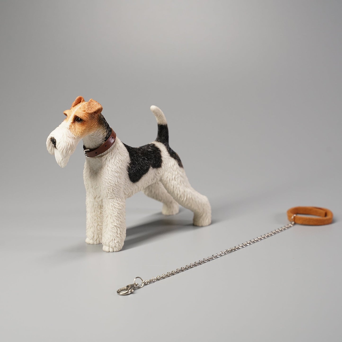 JXK068 Foxhound Terrier dog statue resin dog figurine for dog lovers from JXK Studio