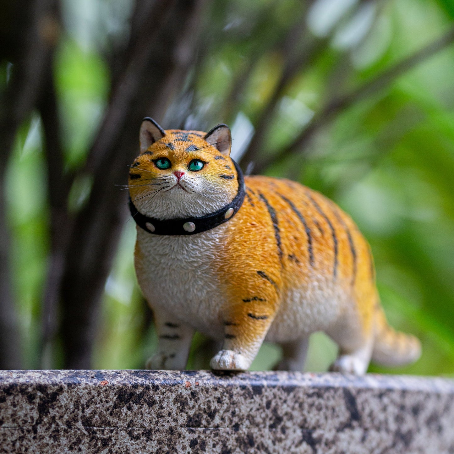 JXK104 Fette Katzenfigur, Katzenstatue aus Kunstharz für die Wohnzimmerdekoration, Katzengeschenke für Katzenliebhaber von JXK Studio