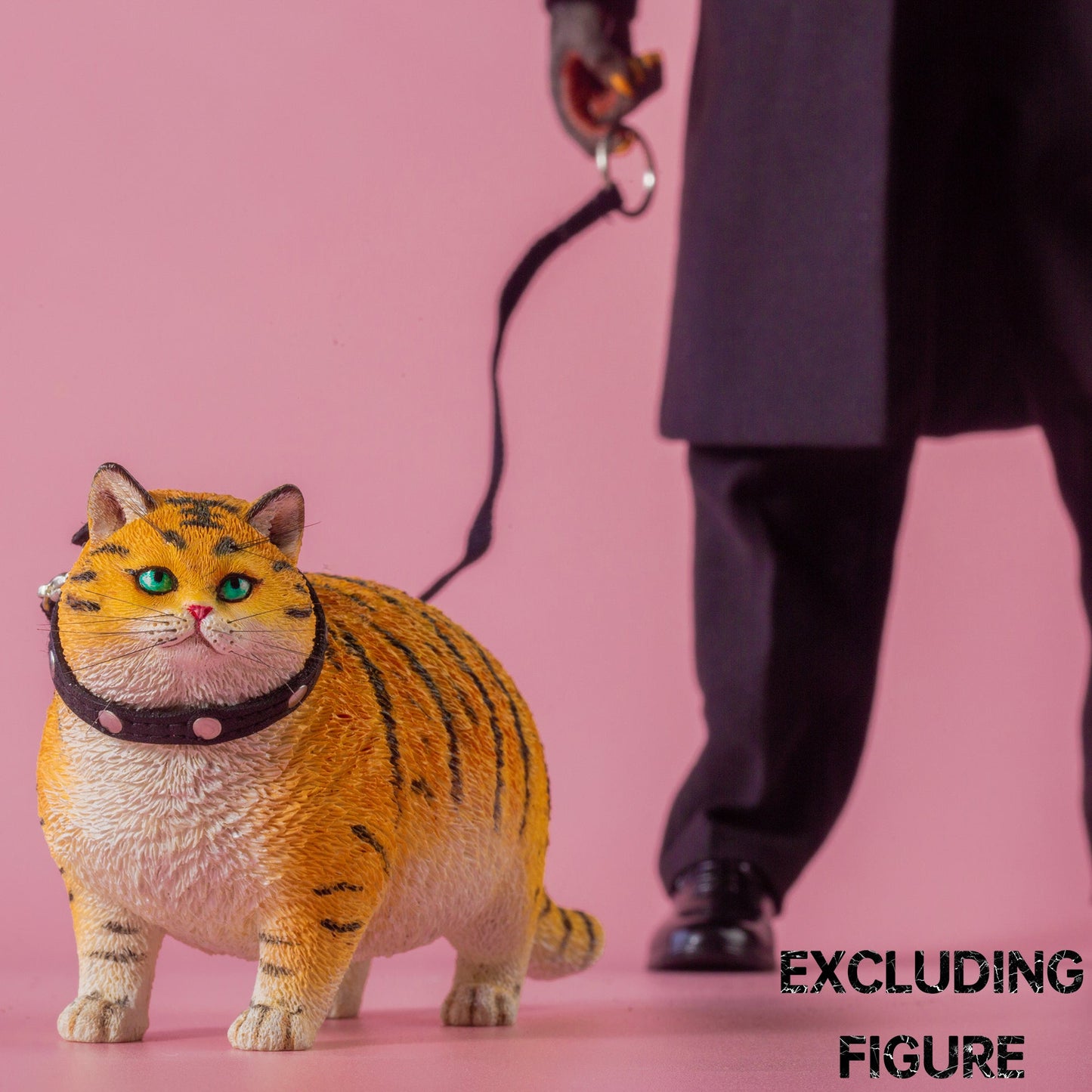 JXK104 Fette Katzenfigur, Katzenstatue aus Kunstharz für die Wohnzimmerdekoration, Katzengeschenke für Katzenliebhaber von JXK Studio
