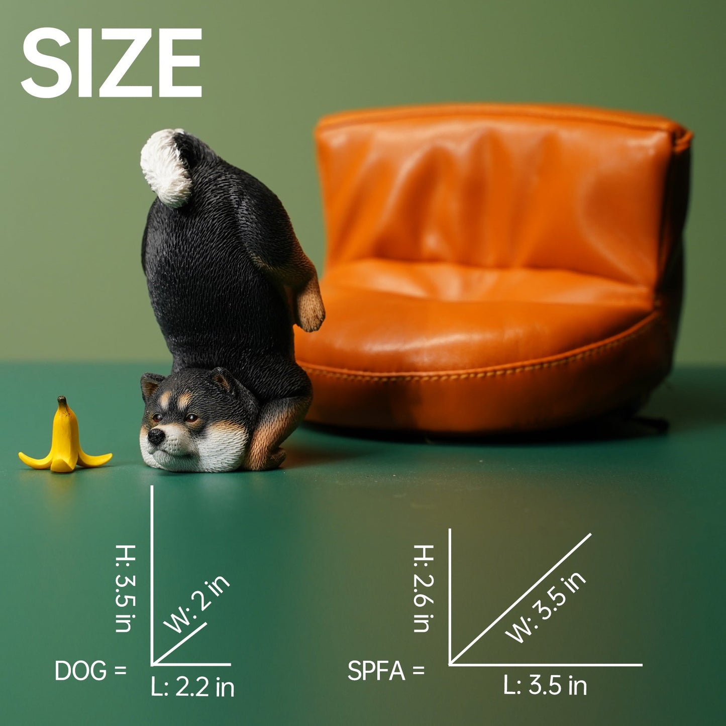 JXK119 Shiba Inu Dog Statue, Dog Figurine Gift for Shiba Inu Lover from JXK Studio