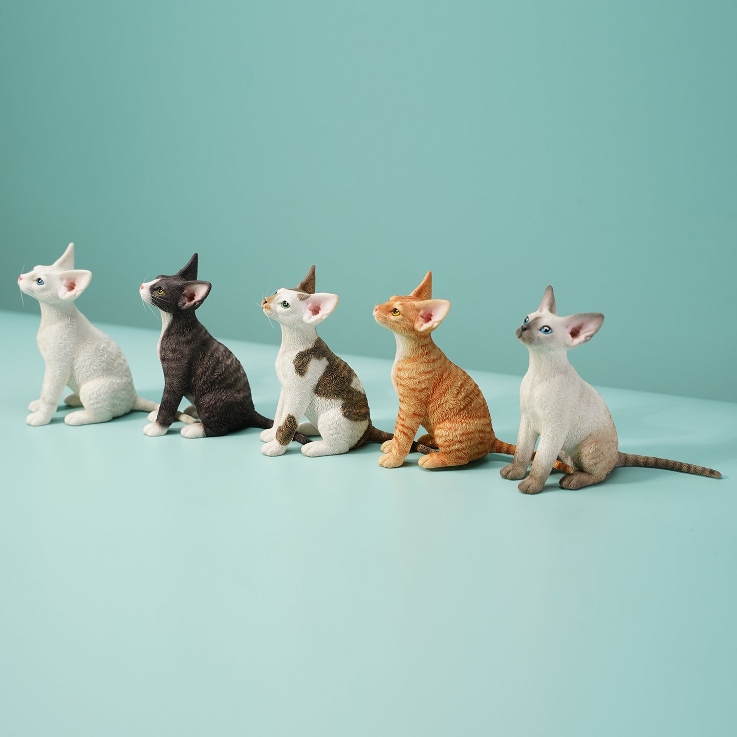 JXK123 Devon Cat figurine that heal hearts, cat statue gift for cat loves from JXK Studio