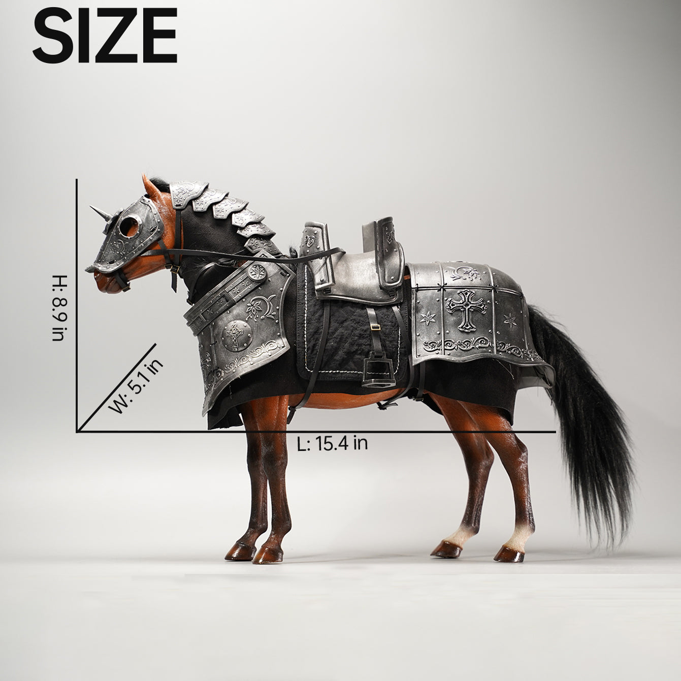 JXK125 1/6 Medieval Horse Tack from JXK Studio