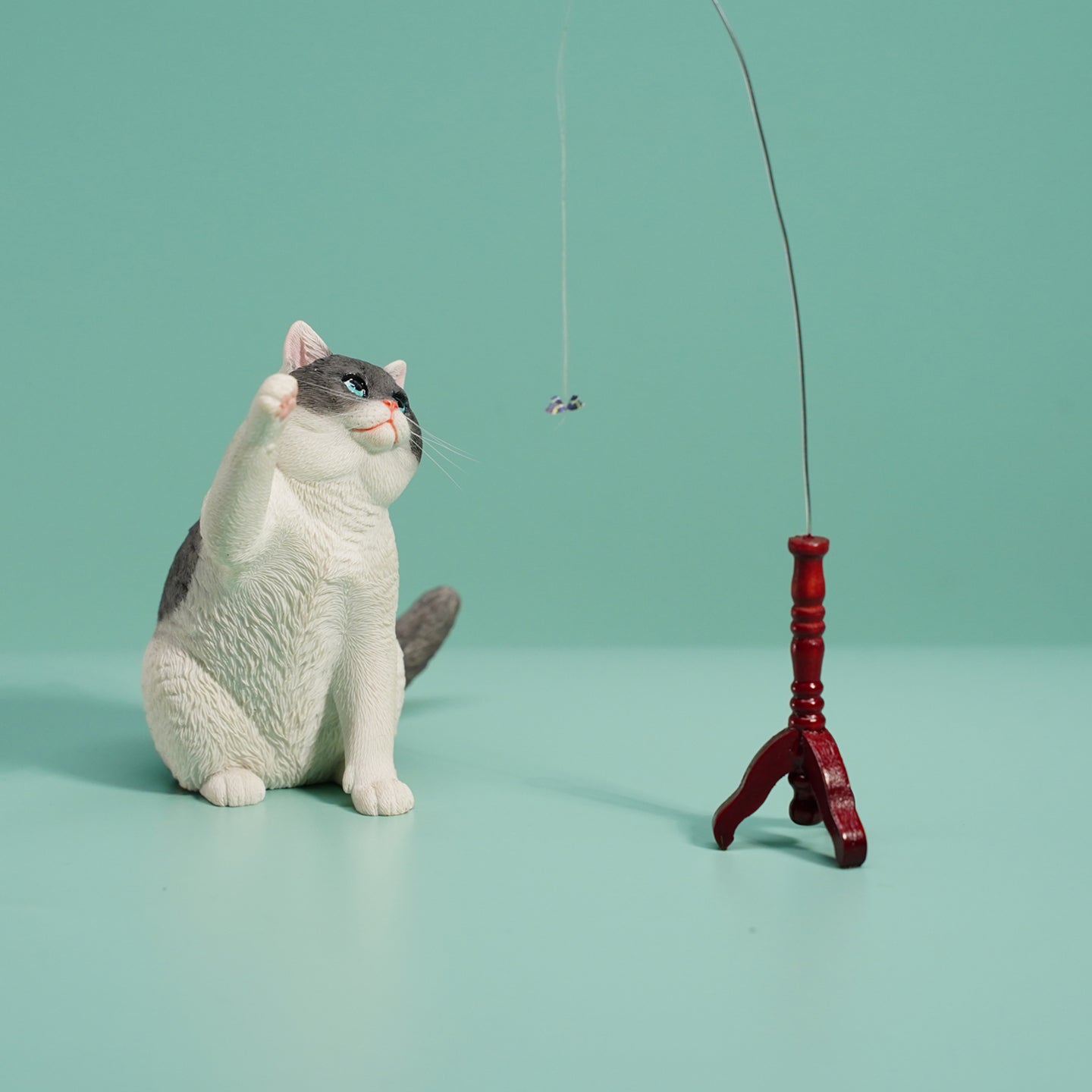 JXK127 Britisch Kurzhaar-Katzenfigur, Katzenstatue, Geschenk für Katzenliebhaber von JXK Studio