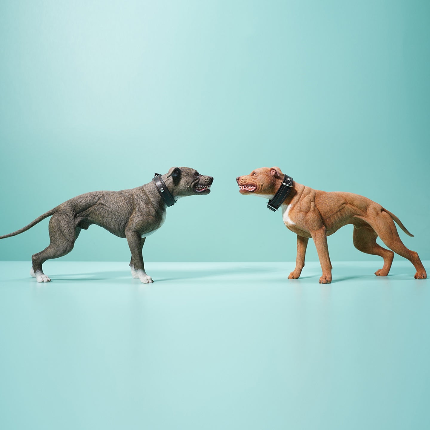 JXK129 Pit Bull Terrier figurine, dog statue gift for dog lover from JXK Studio