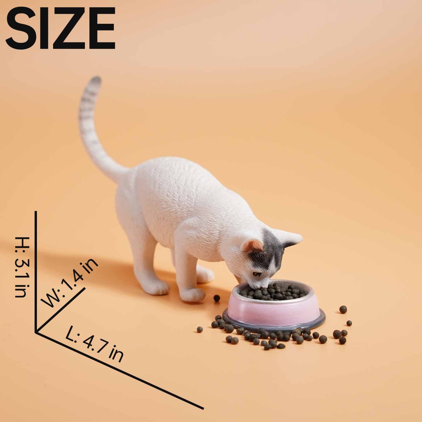 JXK132 Katzenfigur zur Dekoration des Bücherregals, Katzenstatue als Geschenk für Katzenliebhaber von JXK Studio