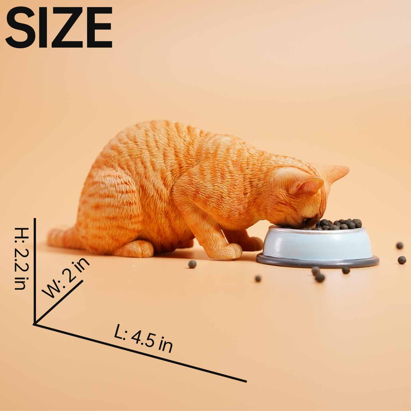 JXK132 Katzenfigur für die Heimdekoration, Katzenstatue als Geschenk für Katzenliebhaber von JXK Studio