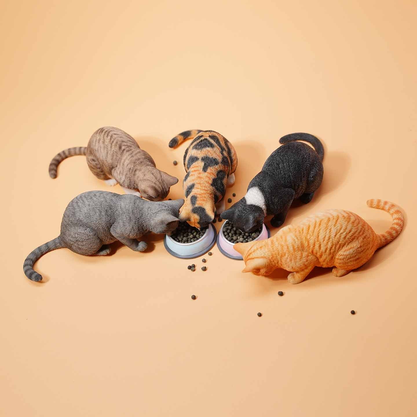 JXK132 Katzenfigur für die Heimdekoration, Katzenstatue als Geschenk für Katzenliebhaber von JXK Studio