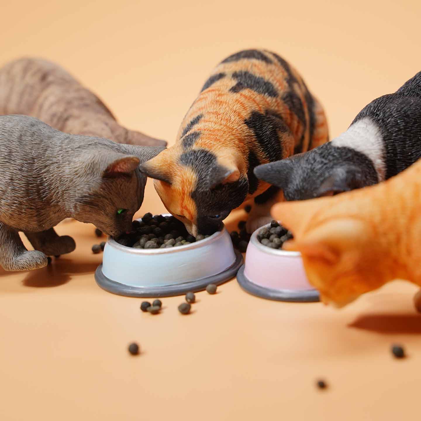 JXK132 Katzenfigur für die Heimdekoration, Katzenstatue als Geschenk für Katzenliebhaber von JXK Studio