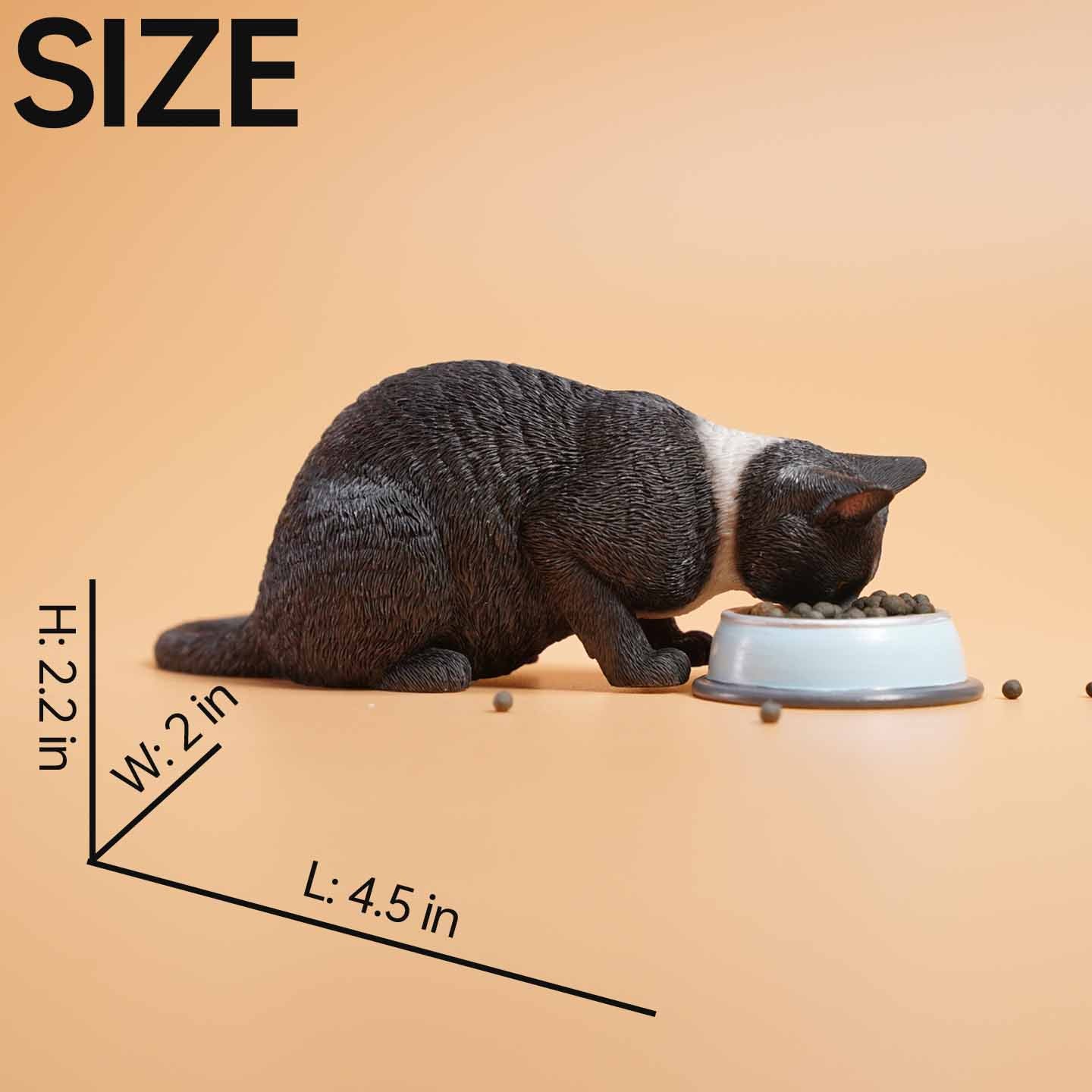 JXK132 Katzenfigur für die Heimdekoration, Katzenstatue als Geschenk für Katzenliebhaber von JXK Studio