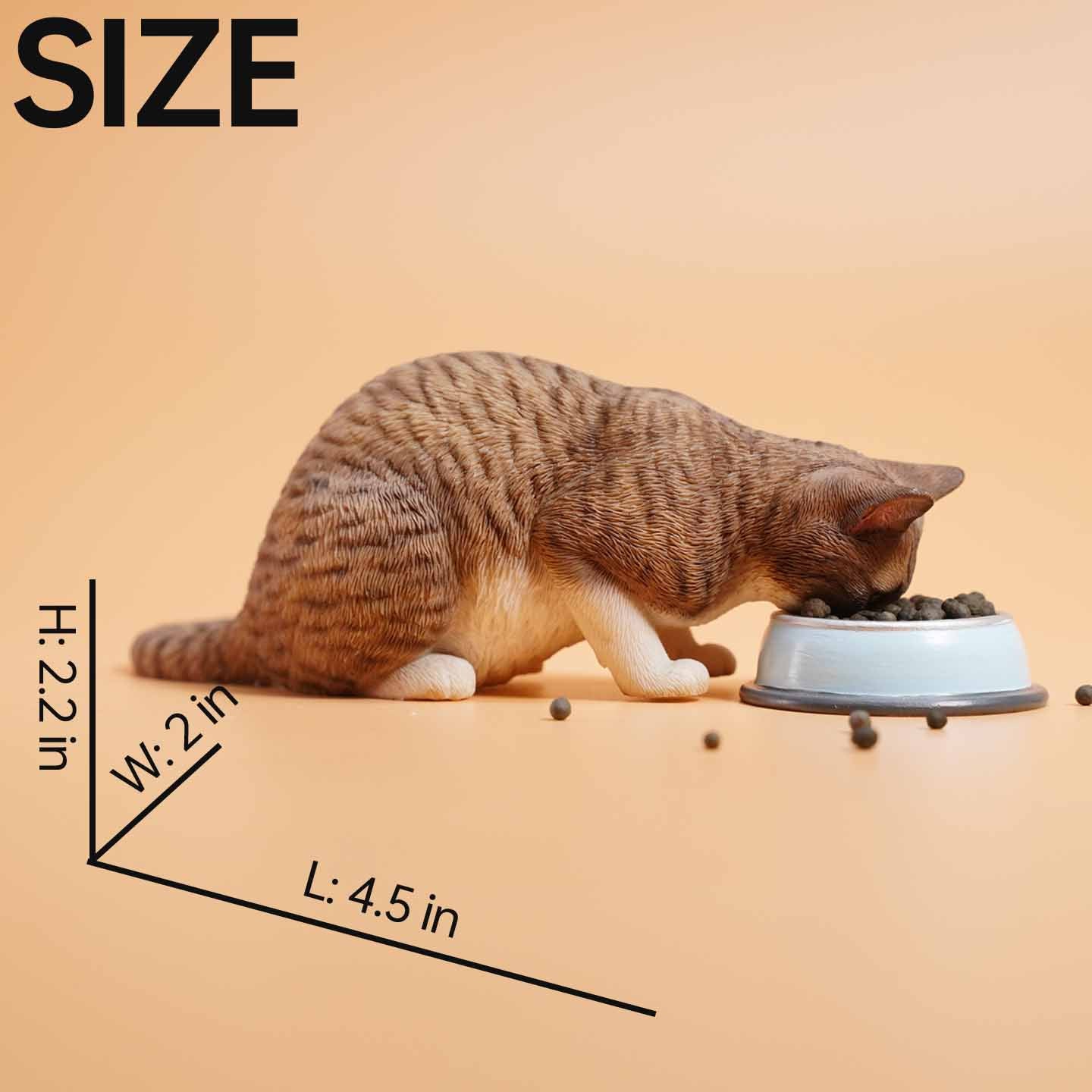 JXK132 Katzenfigur für die Heimdekoration, Katzenstatue als Geschenk für Katzenliebhaber von JXK Studio
