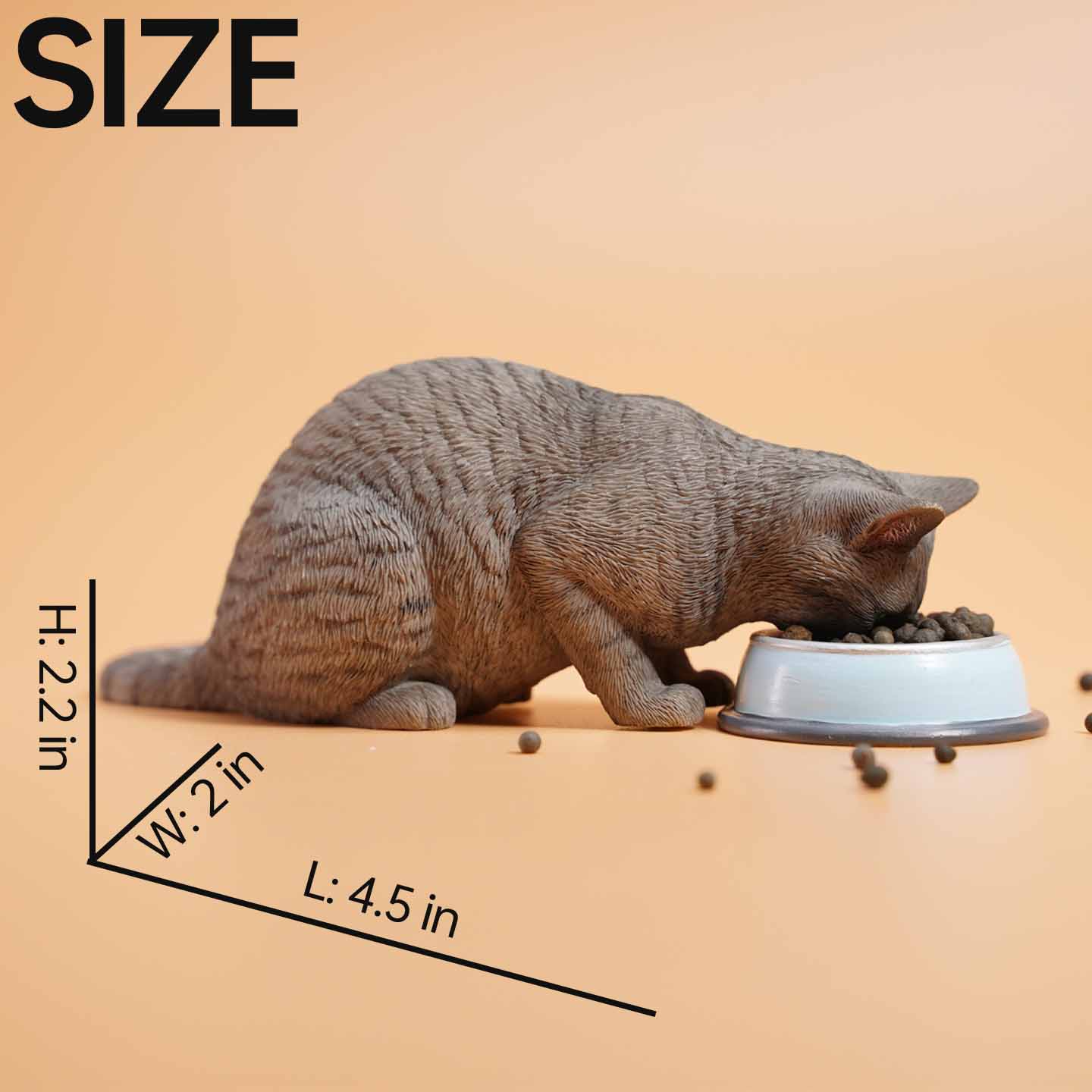 JXK132 Katzenfigur für die Heimdekoration, Katzenstatue als Geschenk für Katzenliebhaber von JXK Studio