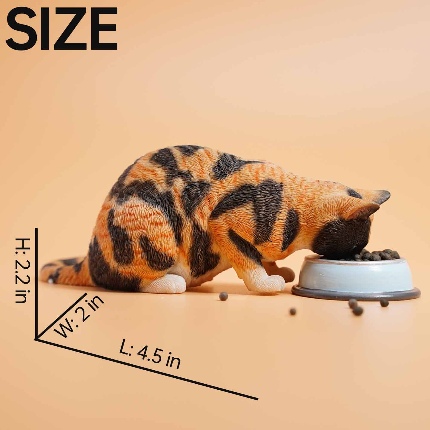 JXK132 Katzenfigur für die Heimdekoration, Katzenstatue als Geschenk für Katzenliebhaber von JXK Studio