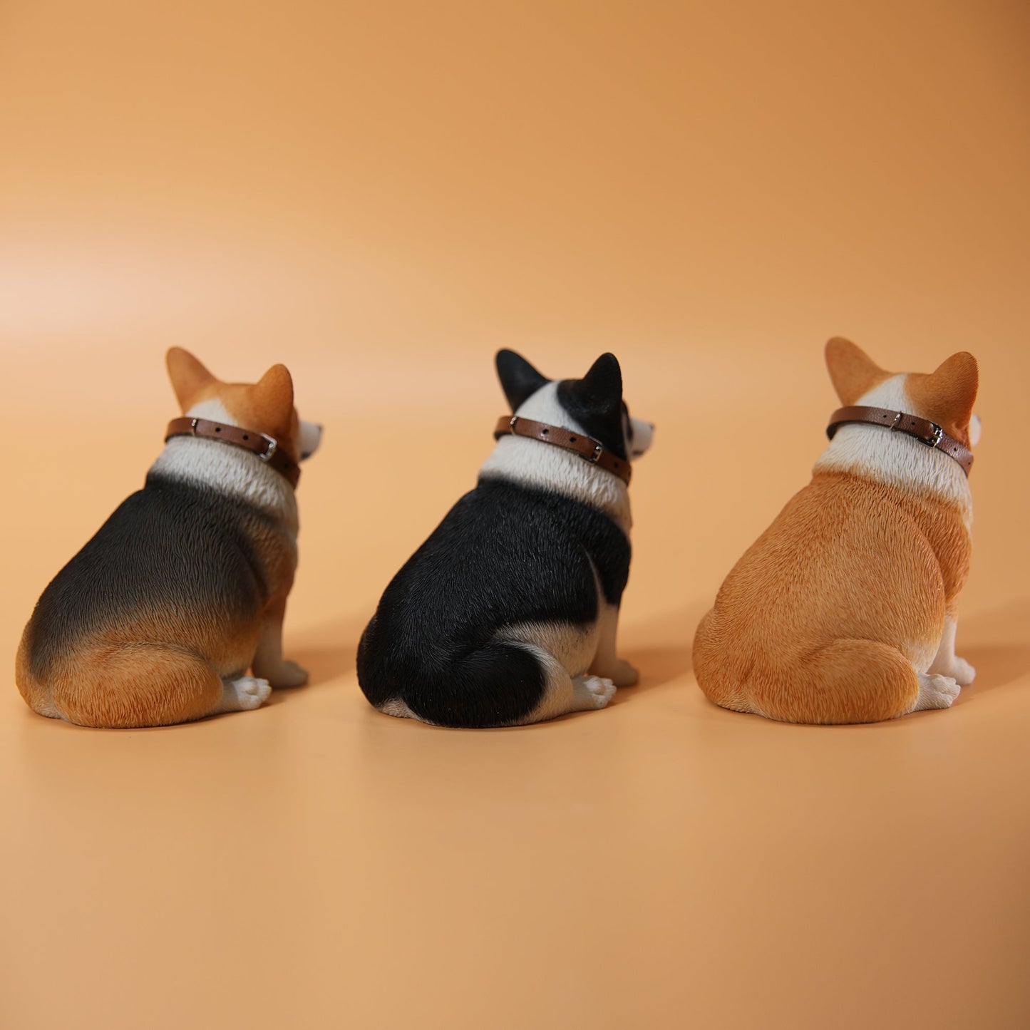 JXK140 コーギー犬の置物、犬好きの方への犬の像の贈り物