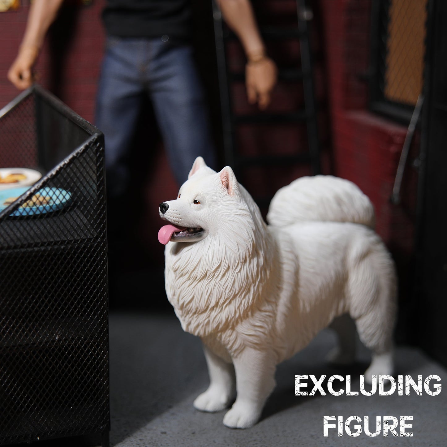 JXK143 Samoyed dog figurine dog statue gift for dog lovers from JXK Studio
