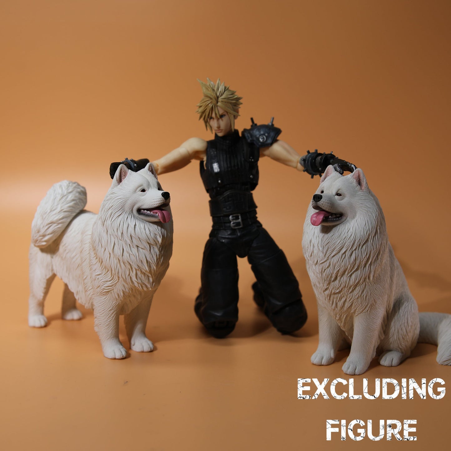 JXK143 Samoyed dog figurine dog statue gift for dog lovers from JXK Studio