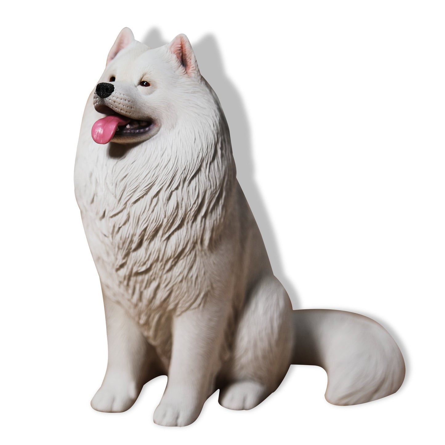 JXK143 Samoyed dog figurine dog statue gift for dog lovers from JXK Studio