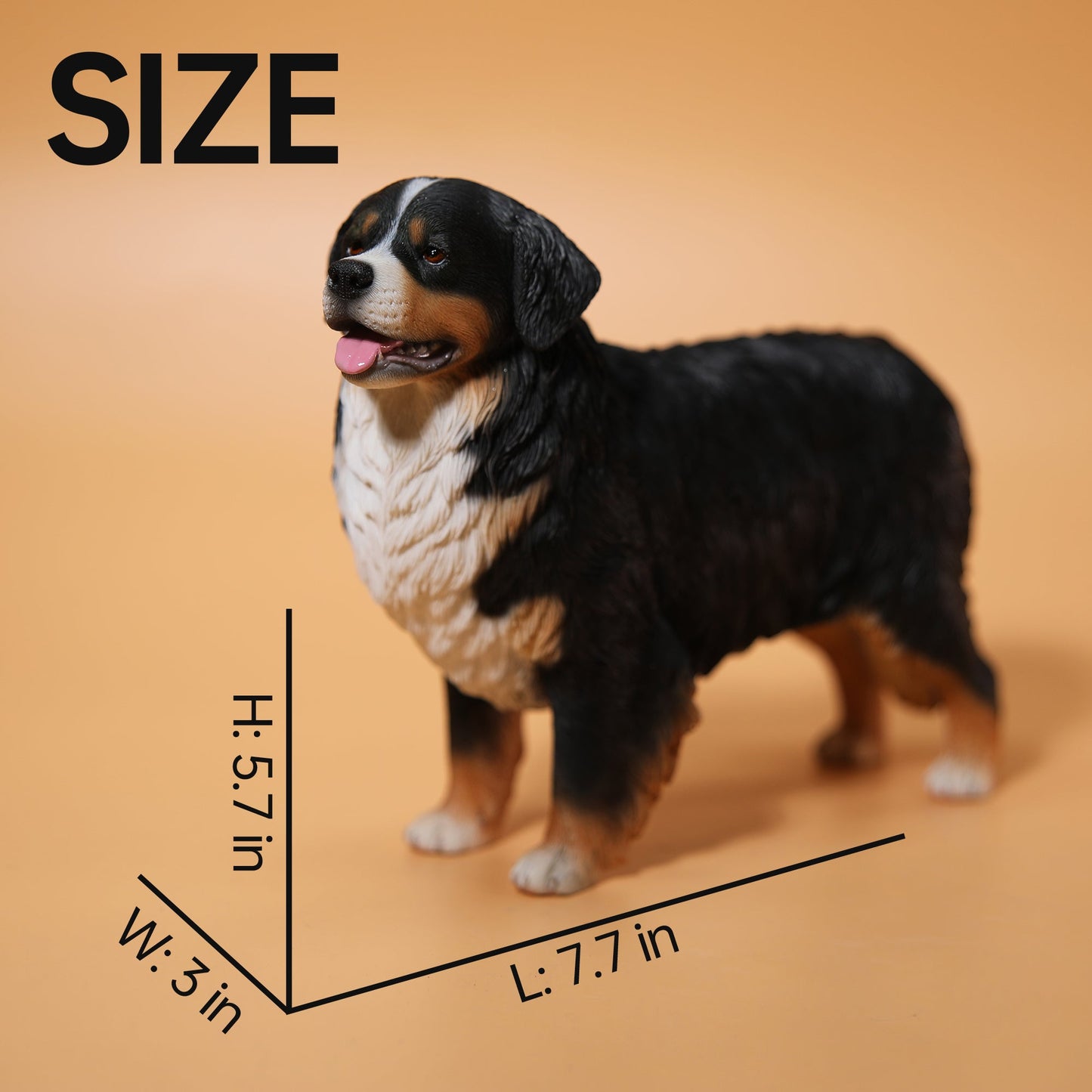 JXK144 Bernese Mountain dog figurine dog statue gift for dog lovers from JXK Studio