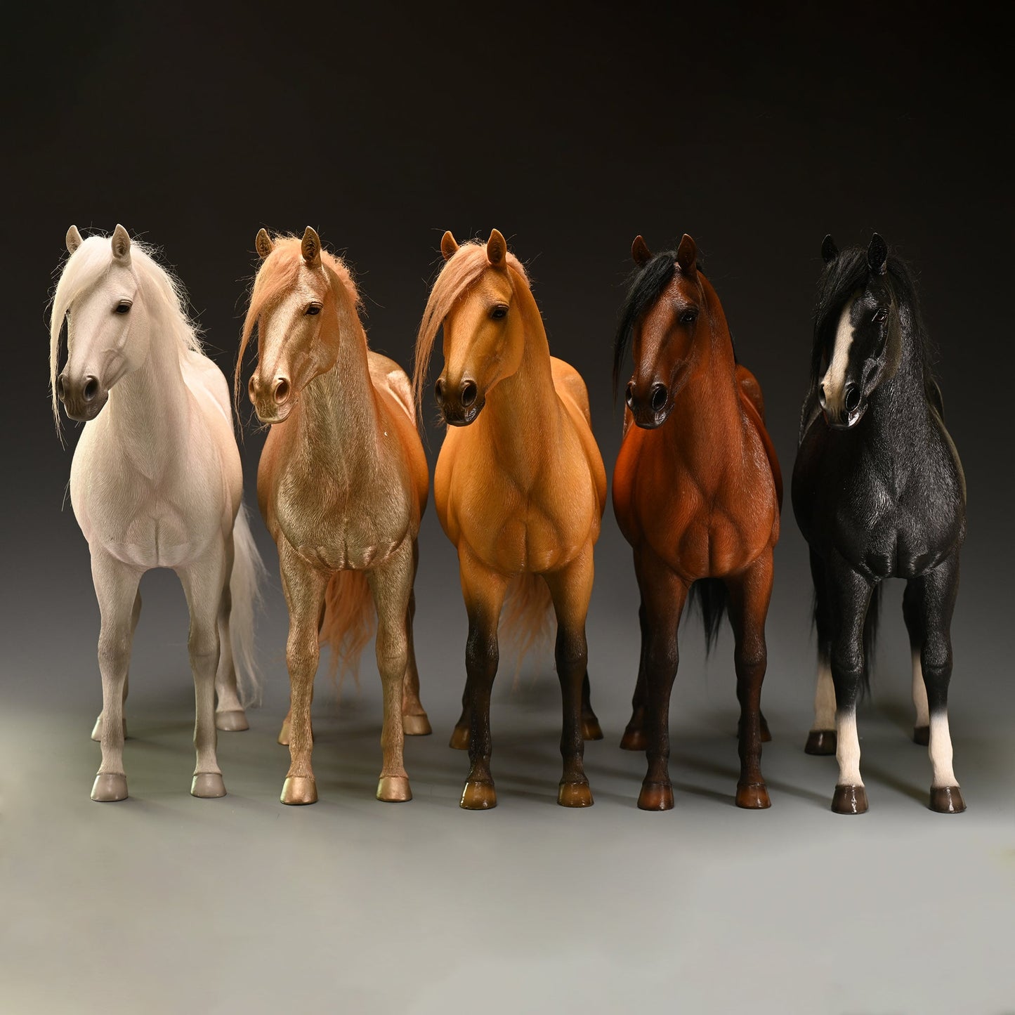 JXK145 Dutch Warmblood Horse with Saddle, Horse Statue with Intricate Details, Gift for Horse Lovers from JXK Studio