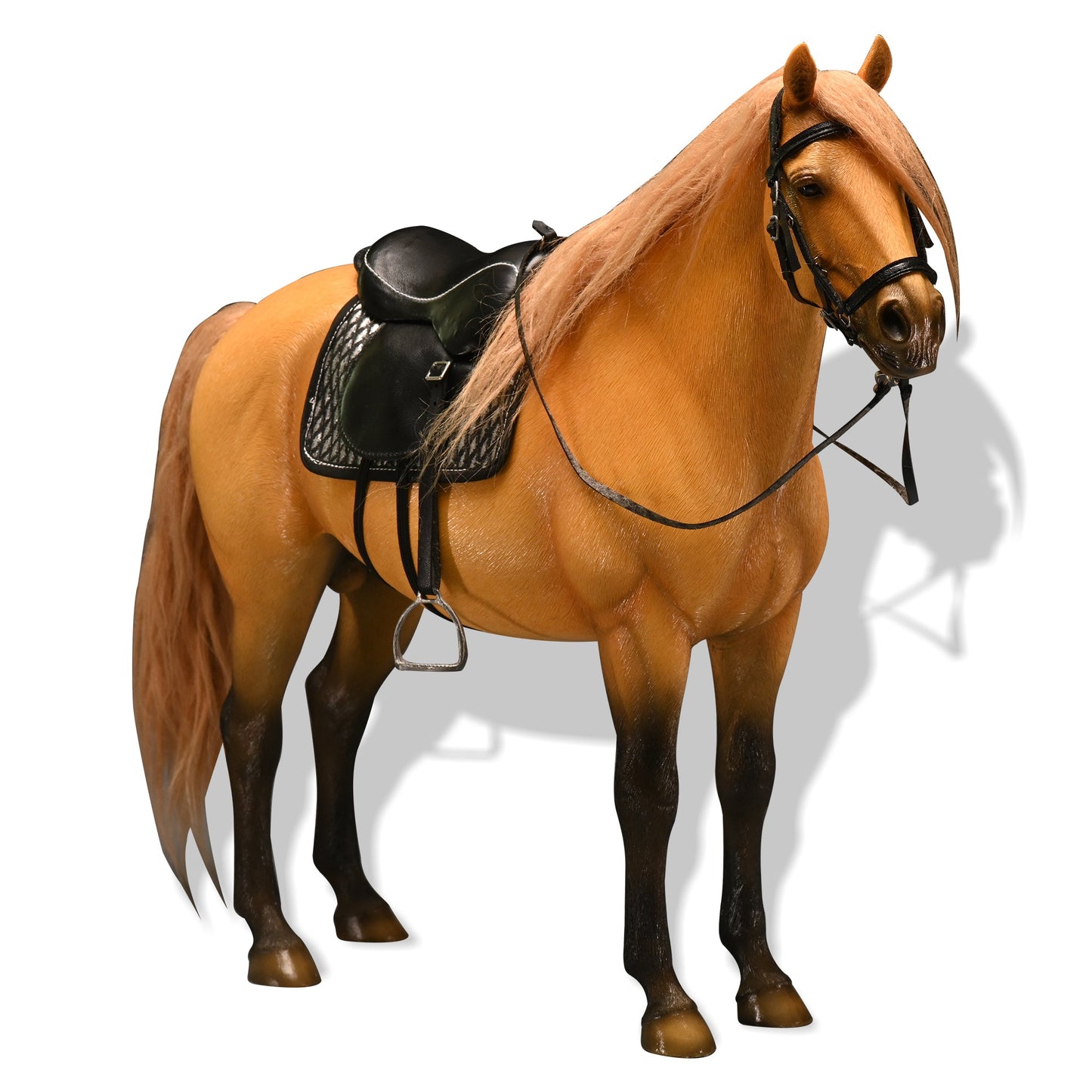 JXK145 Dutch Warmblood Horse with Saddle, Horse Statue with Intricate Details, Gift for Horse Lovers from JXK Studio