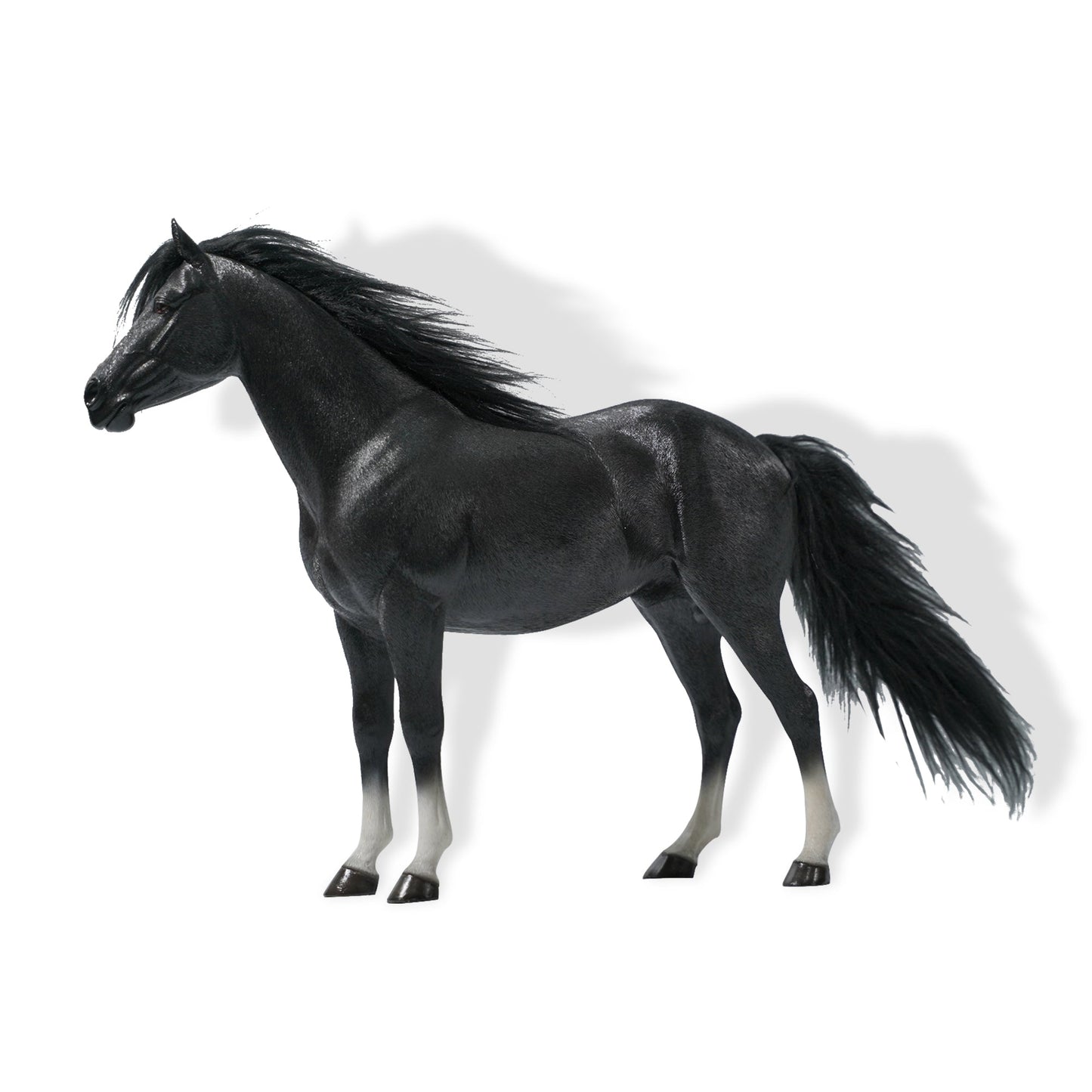 JXK145 Dutch Warmblood Horse with Saddle, Horse Statue with Intricate Details, Gift for Horse Lovers from JXK Studio
