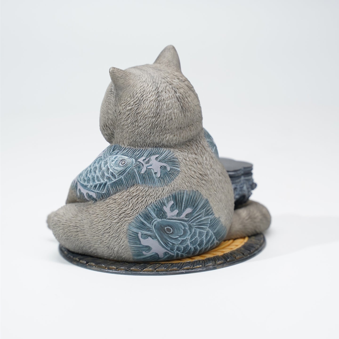JXK158 Dicke Katze mit Tattoo, Tattoo Katze das Geschenk für Katzenliebhaber von JXK Studio