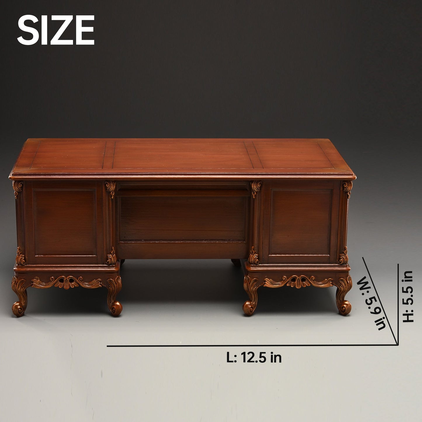 M2201D Scenes from The Godfather's Office Desk Model for Vintage Collection from JXK Studio