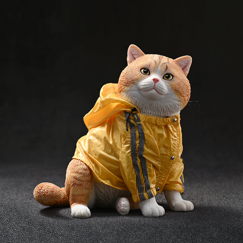 CW2301 Cat Figurine Resin Cat Statue from JXK Studio