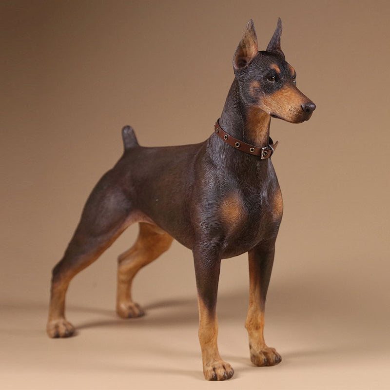MRZ DB Dobermann dog statue for dog lovers from JXK Studio