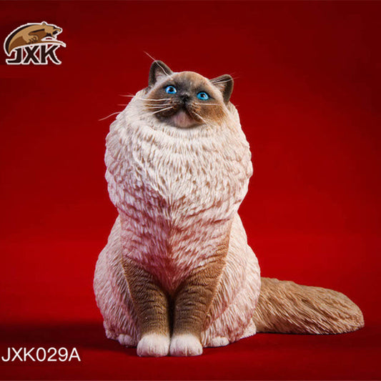 JXK029 Ragdoll Cat Figurine Resin Cat Statue Home Decor for Cat Lover Gifts for Cat Lovers from JXK Studio
