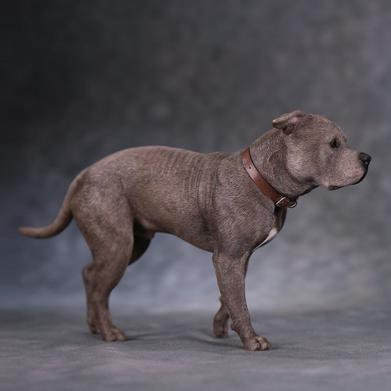 MRZ029 Staffordshire Terrier dog figurine from JXK Studio