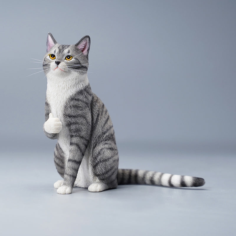 JXK112 Katzenfigur, Katzenstatue aus Kunstharz, für die Inneneinrichtung, Geschenke für Katzenliebhaber von JXK Studio