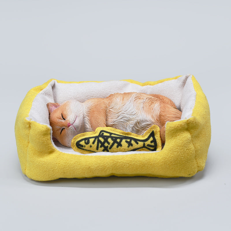 JXK202 Katzenfigur, Katzenstatue aus Kunstharz für den Schreibtisch von JXK Studio