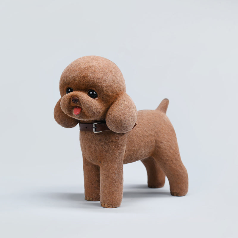 JXK204 Poodle dog figurine dog statue decor for dog lovers from JXK Studio